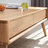 39-Inch Rectangular Solid Wood Coffee Table with Lift Top and Multifunctional Design
