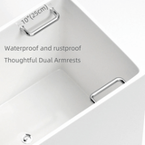 39.4″ Modern Freestanding Japanese Deep Soaking Bathtub Acrylic Rectangle