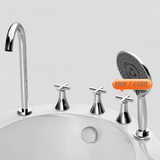 43.1″ Oval Acrylic Japanese Deep Soaking Bathtub - Modern Freestanding Style