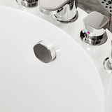 47.2″ Modern Oval Acrylic Freestanding Japanese Deep Soaking Bathtub