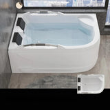 66.93″ Acrylic Irregular Deep Soaking Bathtub for Two - Modern Standalone