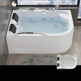 66.93″ Acrylic Irregular Deep Soaking Bathtub for Two - Modern Standalone
