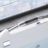 66.93″ Acrylic Irregular Deep Soaking Bathtub for Two - Modern Standalone