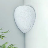 Minimalist Modern Corner Lamp - 20cm Moon Wall Lamp - Warm White - Resin