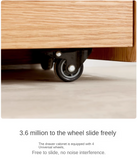 Oak Solid Wood Drawer Multi-Functional Bedside Table