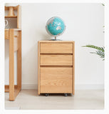 Oak Solid Wood Drawer Multi-Functional Bedside Table