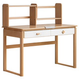 Bureau d'apprentissage pour enfants en bois massif de hêtre avec lampe de protection pour les yeux