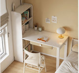 Beech Solid Wood Desk Bookcase Combination