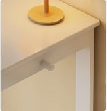 Beech Solid Wood Desk Bookcase Combination