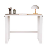 Beech Solid Wood Desk Bookcase Combination