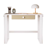 Beech Solid Wood Desk Bookcase Combination