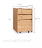 Oak Children's Modern Study Table Can Be Raised and Lowered