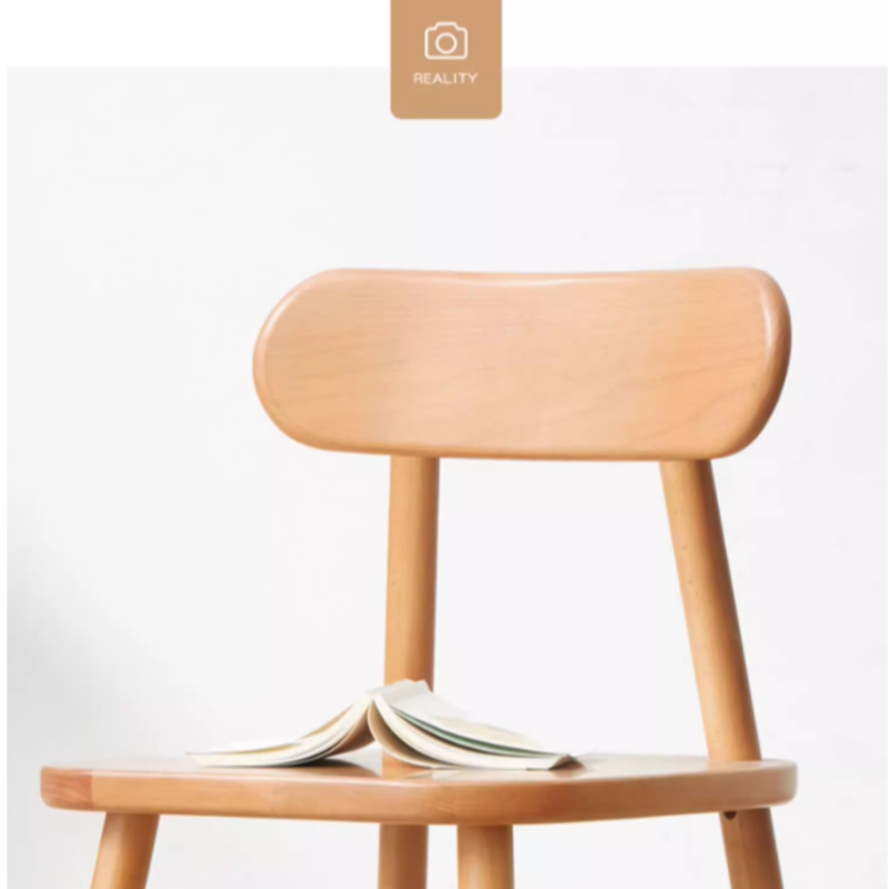 Oak Children's Modern Study Table Can Be Raised and Lowered