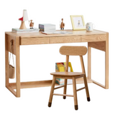 Oak Children's Modern Study Table Can Be Raised and Lowered