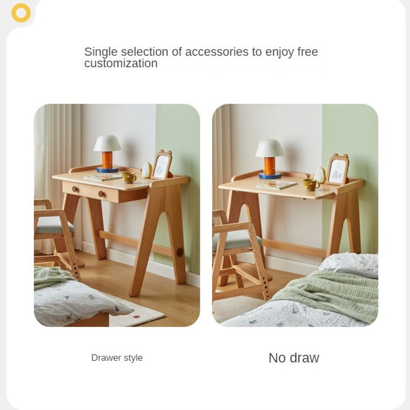 Beech Solid Wood  Pure Children's Desk