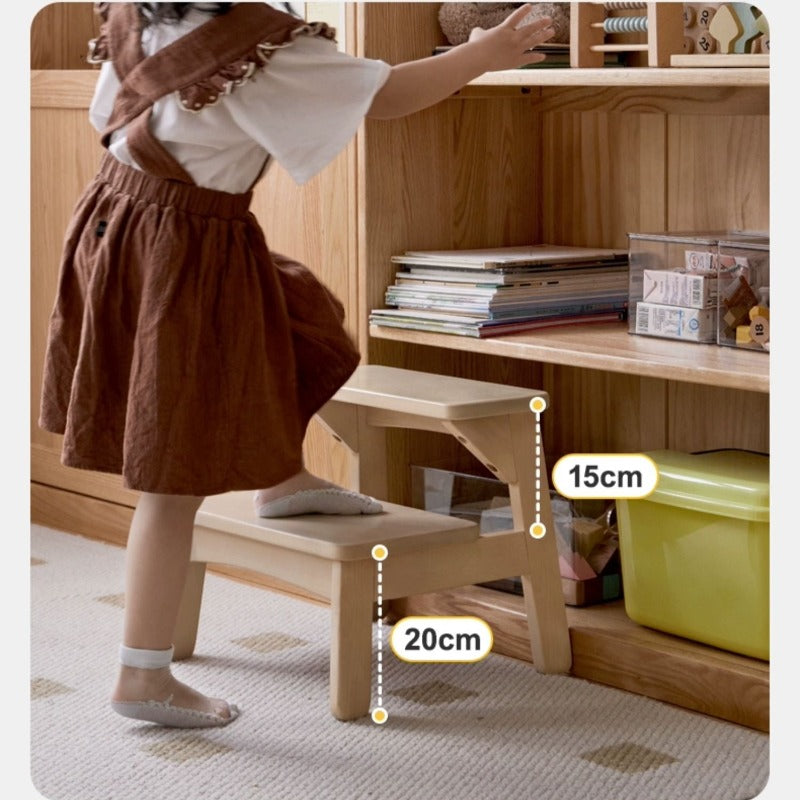Birch Solid Wood Kids's Multifunctional Low Foot Stool