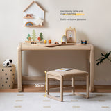 Birch solid wood  Children's Handmade Table Writing Desk