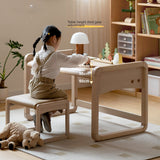 Birch solid wood  Children's Handmade Table Writing Desk