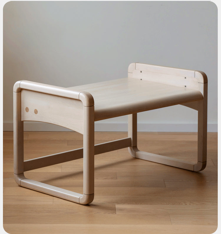 Birch solid wood  Children's Handmade Table Writing Desk