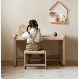 Birch solid wood  Children's Handmade Table Writing Desk