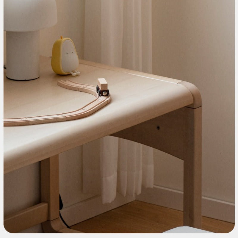 Birch solid wood  Children's Handmade Table Writing Desk