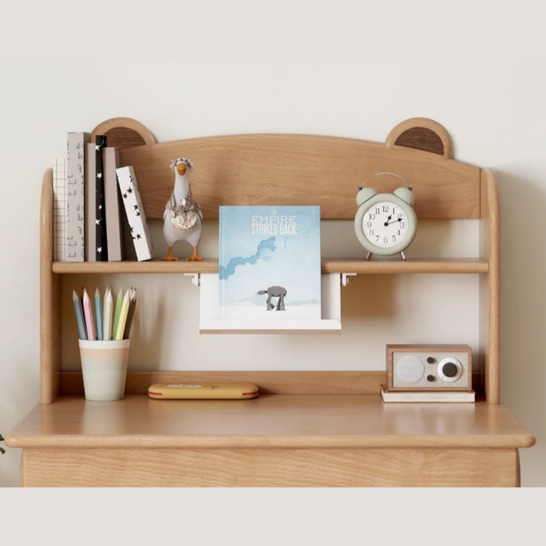 Oak, Beech Solid Wood Multi-layer Desktop Shelf