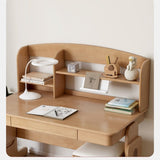 Oak, Beech Solid Wood Multi-layer Desktop Shelf