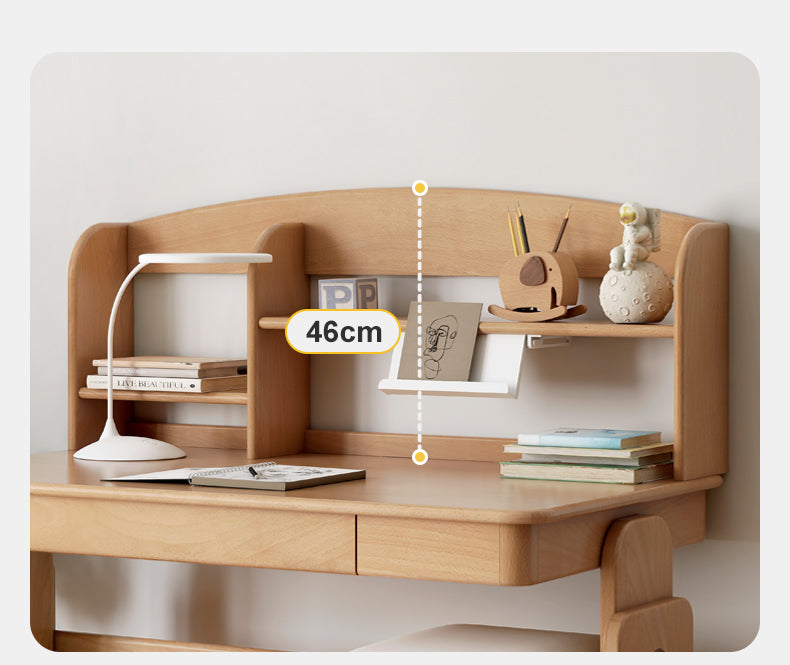 Oak, Beech Solid Wood Multi-layer Desktop Shelf
