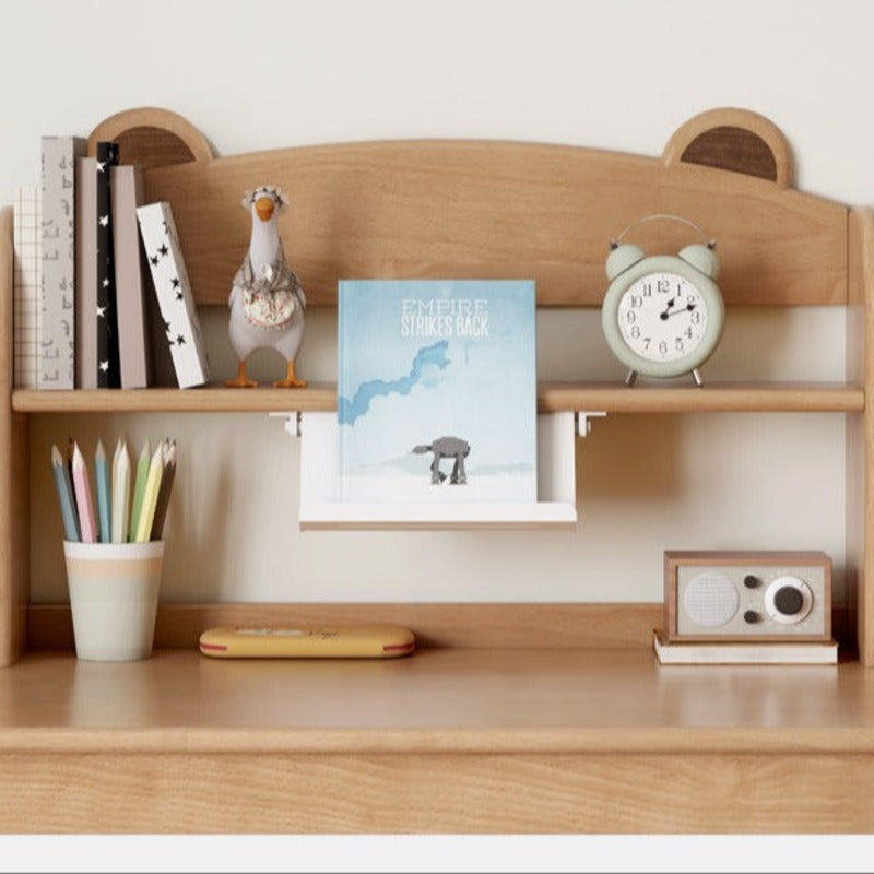 Oak, Beech Solid Wood Multi-layer Desktop Shelf