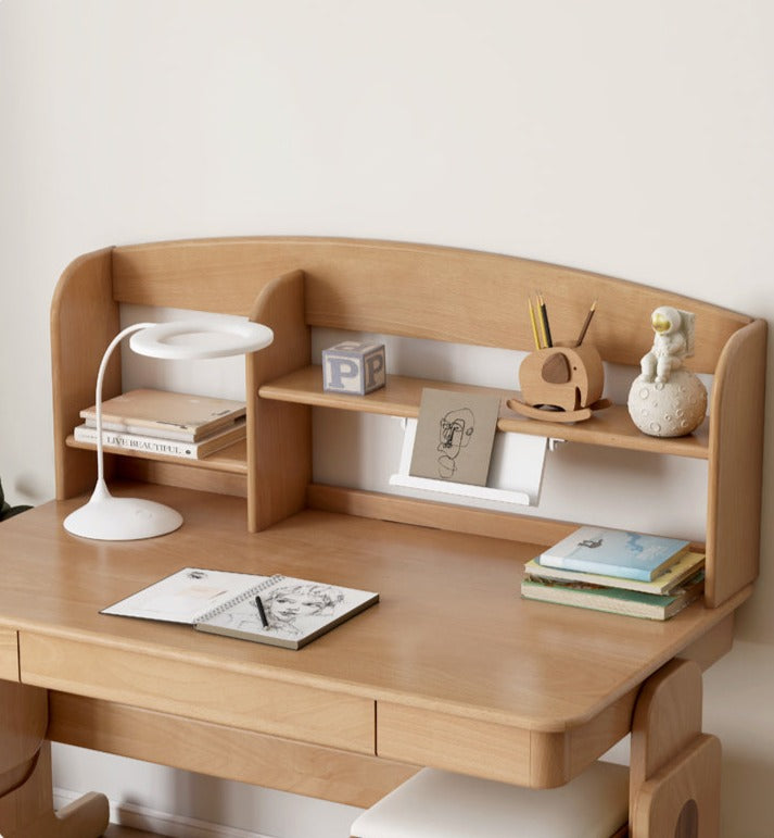 Oak, Beech Solid Wood Multi-layer Desktop Shelf