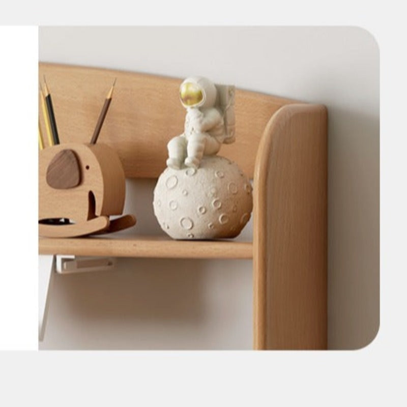 Oak, Beech Solid Wood Multi-layer Desktop Shelf