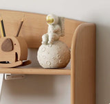 Oak, Beech Solid Wood Multi-layer Desktop Shelf