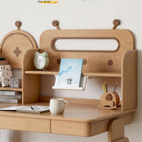 Oak, Beech Solid Wood Multi-layer Desktop Shelf