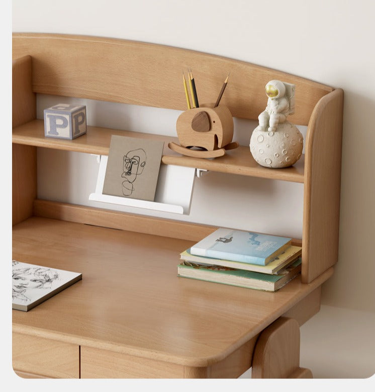 Oak, Beech Solid Wood Multi-layer Desktop Shelf