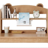 オーク材、ブナ材・無垢材多層デスクトップ棚