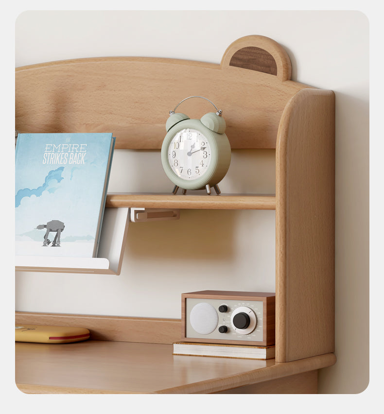 Oak, Beech Solid Wood Multi-layer Desktop Shelf