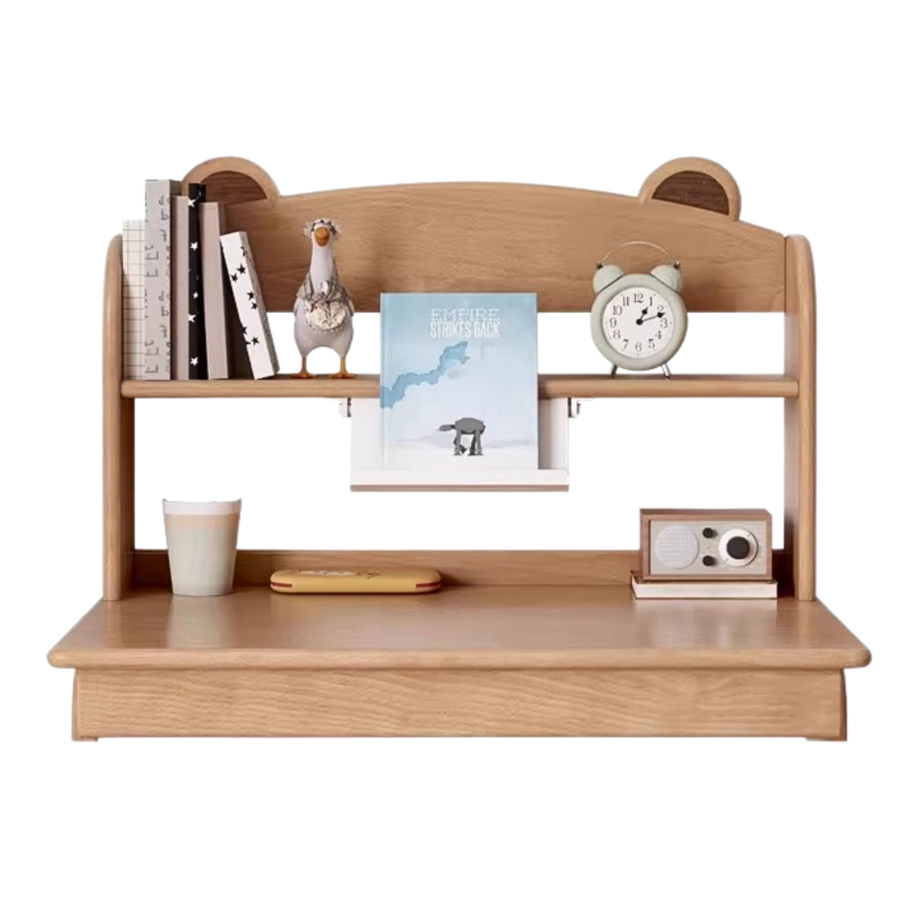 Oak, Beech Solid Wood Multi-layer Desktop Shelf