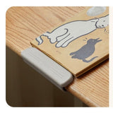 Oak Solid Wood Children's Electric Lifting Tilts Study Desk