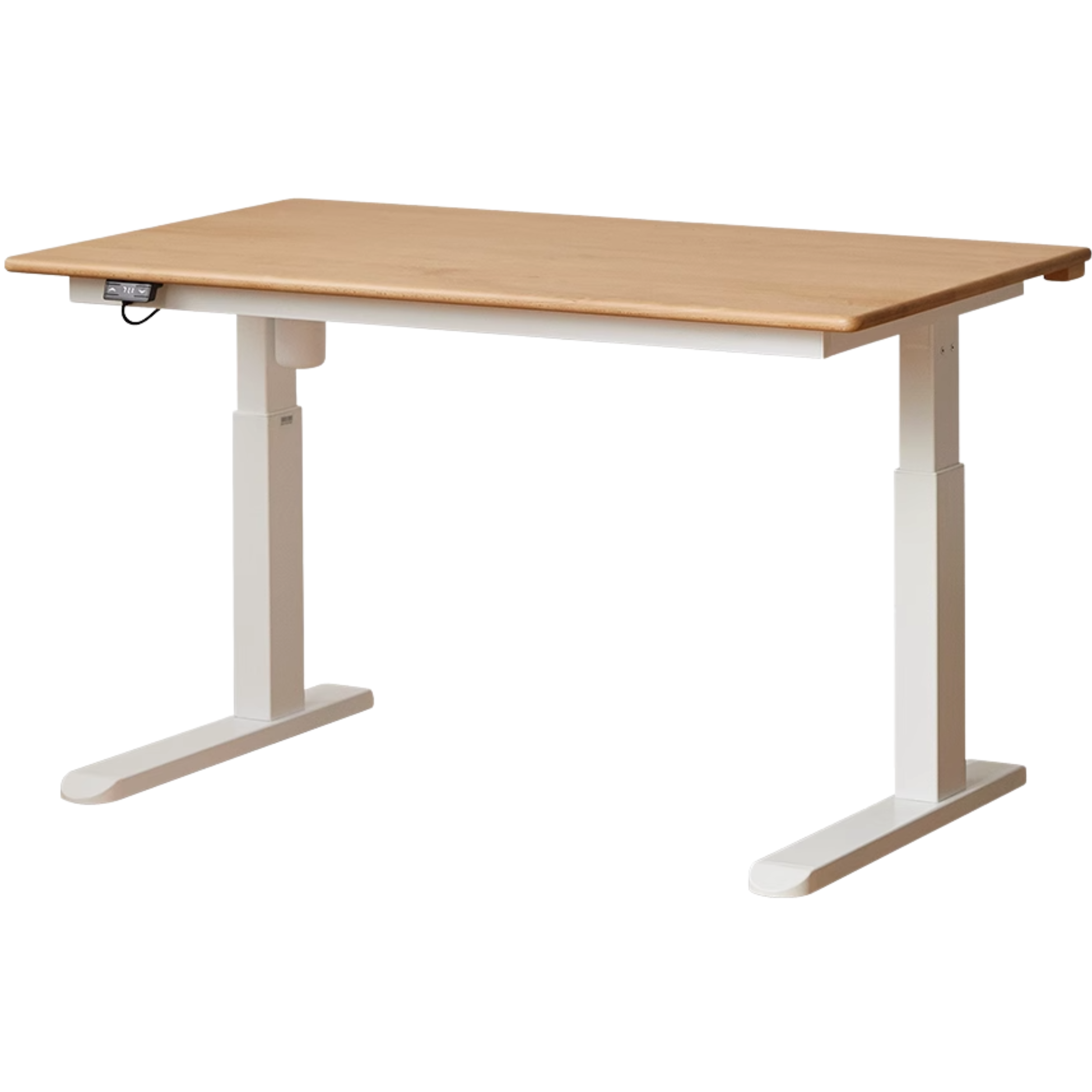 Oak Solid Wood Children's Electric Lifting Tilts Study Desk