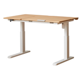 Oak Solid Wood Children's Electric Lifting Tilts Study Desk