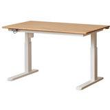 Oak Solid Wood Children's Electric Lifting Tilts Study Desk