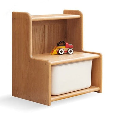 Oak, Beech Solid Wood Small Footstool