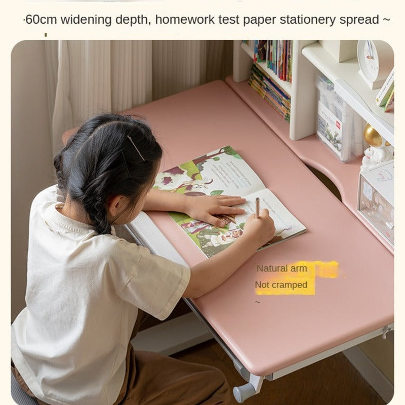 Poplar Solid Wood Children's Study Desk.