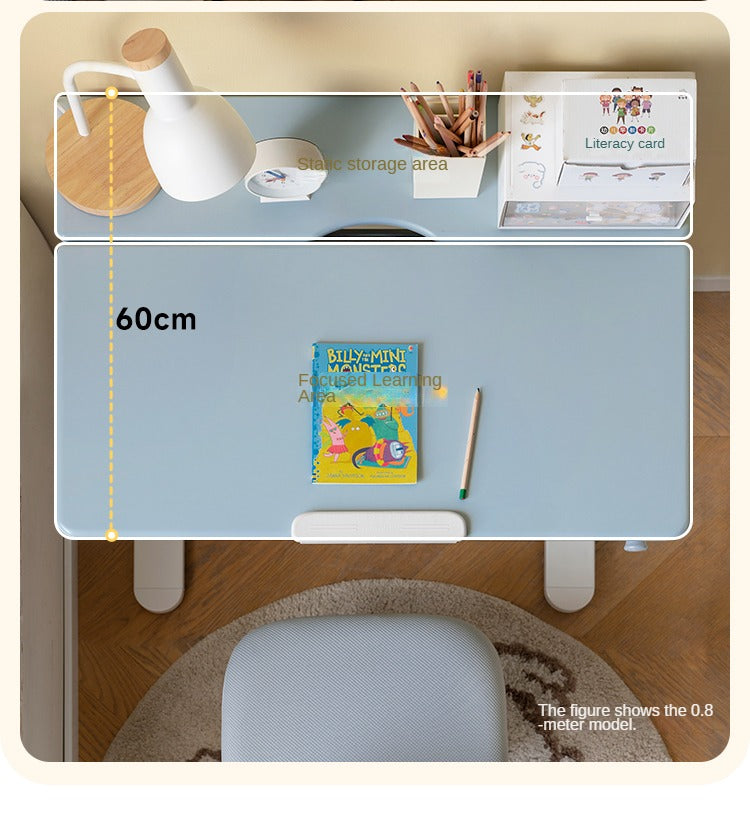 Poplar Solid Wood Children's Study Desk.