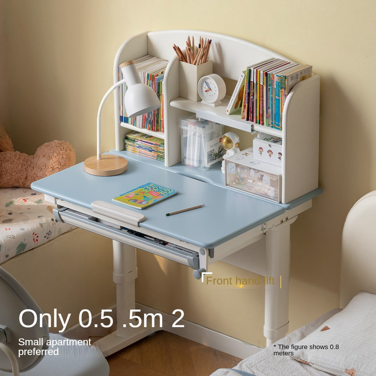Poplar Solid Wood Children's Study Desk.