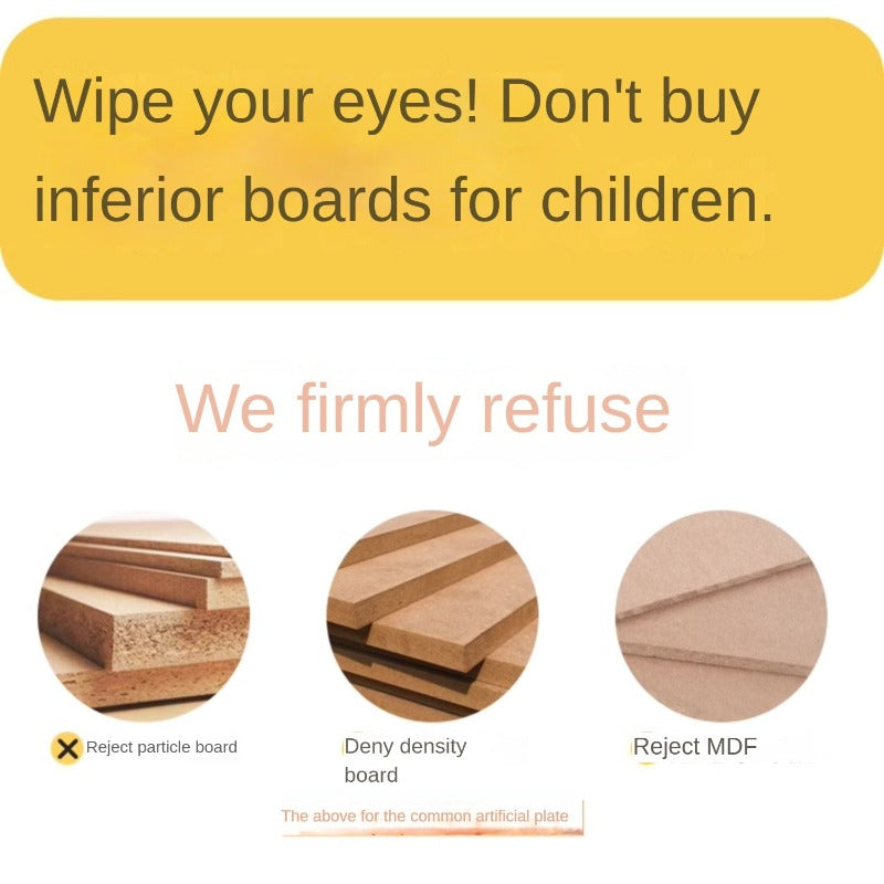 Poplar Solid Wood Children's Study Desk.