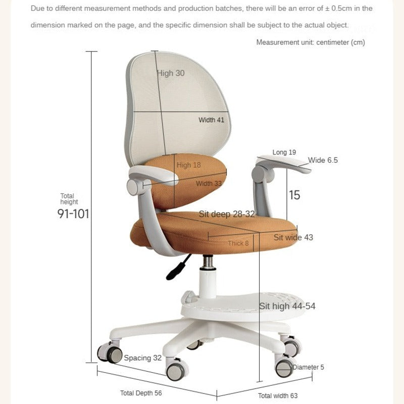 Adjustable Lift Writing Children's Study Chair.