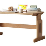 ブナ無垢材昇降デスクと本棚のコンビネーション