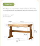 Beech Solid Wood Lifting Desk Bookshelf Combination