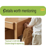 Beech Solid Wood Desk Can Be Lifted and Adjusted